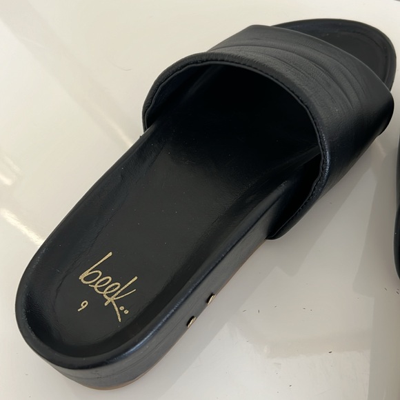 BEEK 🖤 Pelican sandal in black Sz 9 - Picture 7 of 13